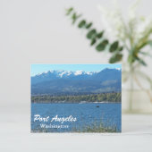 Port Angeles, Washington Travel Foto Postkarte (Stehend Vorderseite)