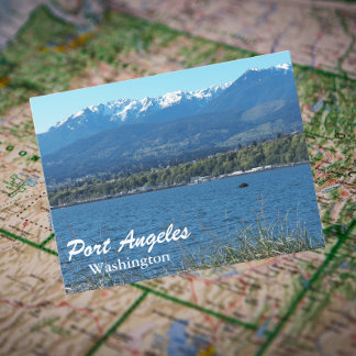 Port Angeles, Washington Travel Foto Postkarte