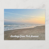 Port Aransas Beach Sunset Texas Photography Postkarte (Vorderseite)