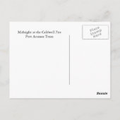 Port Aransas (Mitternacht am Pier) Postkarte (Rückseite)