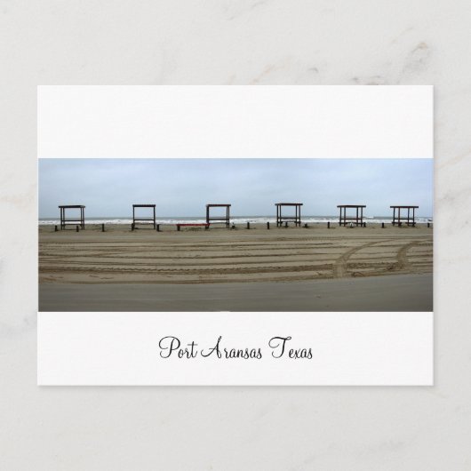 Port Aransas (Panorama) #13 Postkarte (Vorderseite)