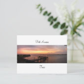 Port Aransas (Panorama) #6 Postkarte (Stehend Vorderseite)