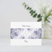 Port Aransas (Panorama) Wolken #2 Postkarte (Stehend Vorderseite)