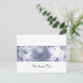 Port Aransas (Panorama) Wolken Postkarte (Stehend Vorderseite)