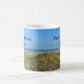 Port Aransas Texas Beach Grass Fotografie Kaffeetasse (Mittel)