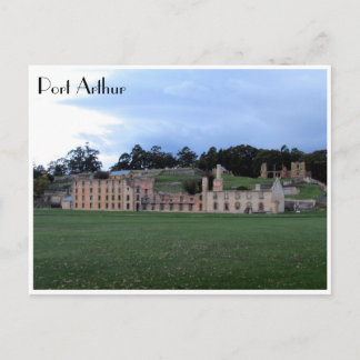Port Arthur grün Postkarte