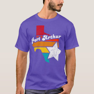 Port Arthur Texas Vintag gestresstes Souvenir 1 T-Shirt