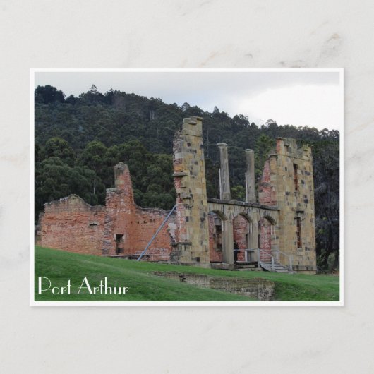 Port-Arthur-Überreste Postkarte (Vorderseite)