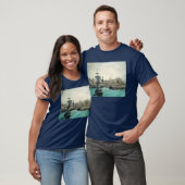 Port at Calais by Manet, Vintager Impressionismus  T-Shirt (Unisex)