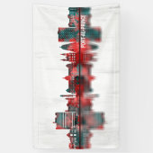 Port-Au-Prince Haiti Skyline Banner (Vertikal)