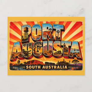 Port Augusta Südaustralien Outback-Gateway Postkarte