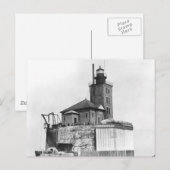 Port Austin Lighthouse Postkarte (Vorne/Hinten)