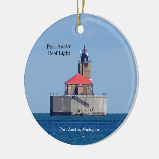 Port Austin Reef Light Ornament (Links)