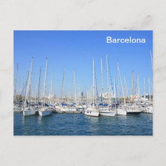 Port Barcelona Postkarte