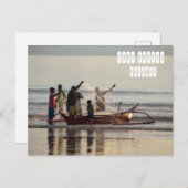 Port Barton in Palawan Postkarte (Vorne/Hinten)