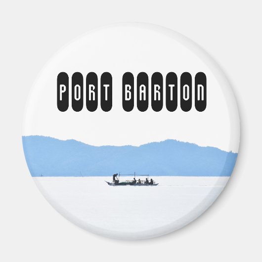 Port Barton von Palawan Magnet (Vorne)