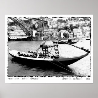 Port Boat - Porto, Portugal Fotografie Print Poster