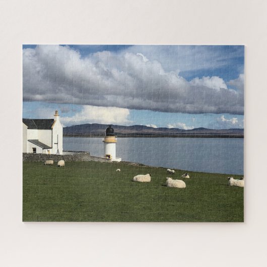 Port Charlotte Lighthouse, Isle of Islay, Schottla Puzzle (Horizontal)