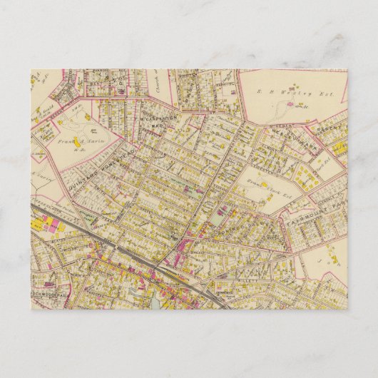 Port Chester, New York Postkarte (Vorderseite)