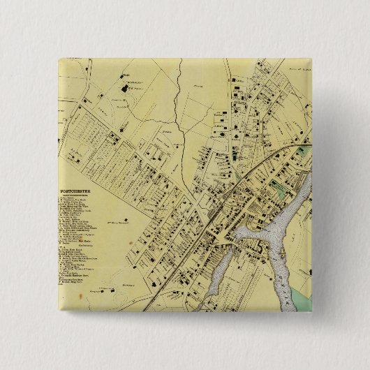 Port Chester, NY Button (Vorderseite)