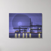 Port City Leinwanddruck (Vorderseite)