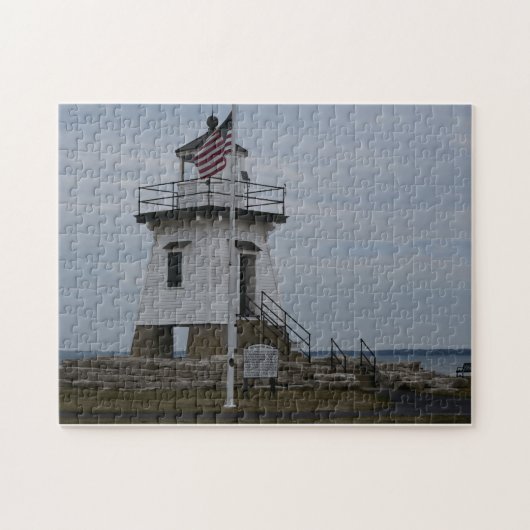 Port Clinton Lighthouse als Puzzle (Horizontal)
