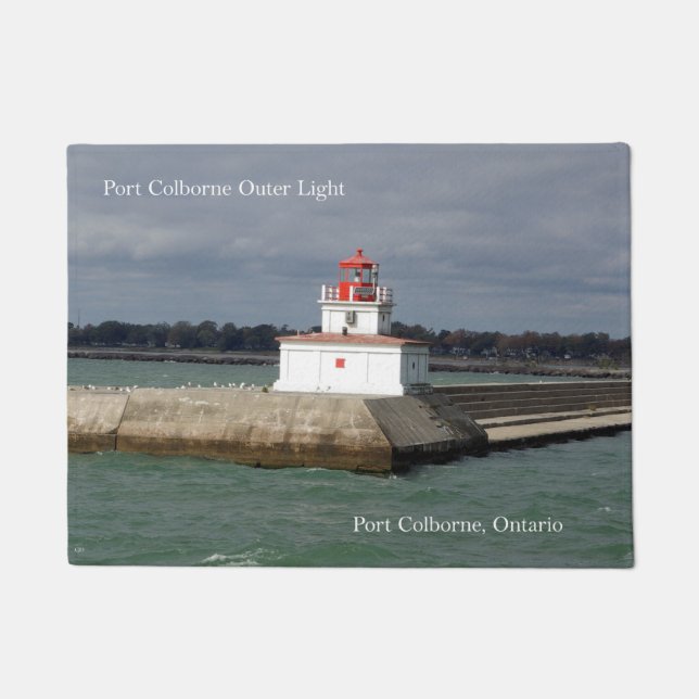 Port Colborne Äußere Lichttürmatte Fußmatte (Vorderseite)