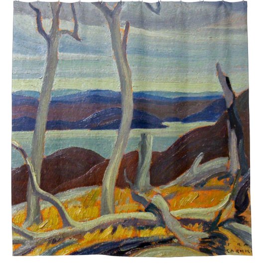 Port Coldwell Bay | Franklin Carmichael | Duschvorhang (Vorderseite)