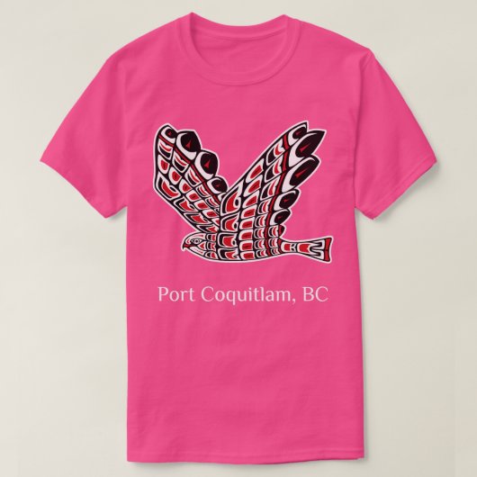 Port Coquitlam Rotschwanz Hawk Indianervogel von P T-Shirt (Design vorne)