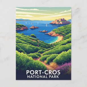 Port-Cros Nationalpark Frankreich Reisen Postkarte