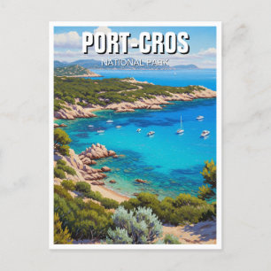 Port-Cros Nationalpark Frankreich Reisen Postkarte