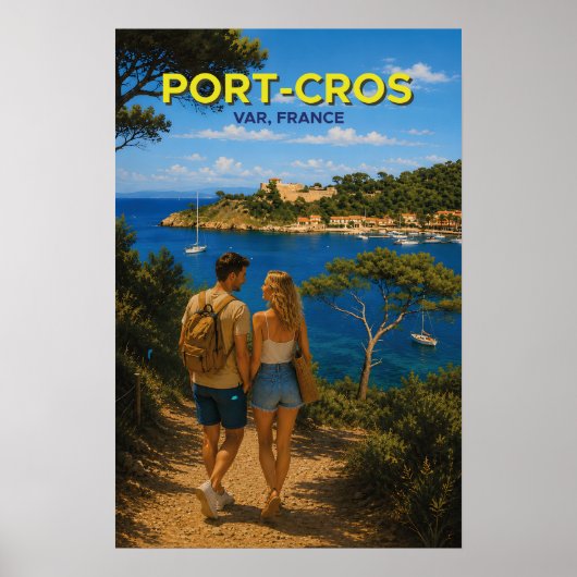 Port-Cros Poster (Vorne)