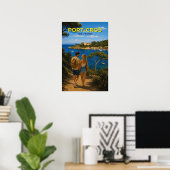 Port-Cros – Vintage-Reiseposter Poster (Heimbüro)