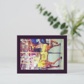 Port Dalhousie Carousel Postkarte (Stehend Vorderseite)