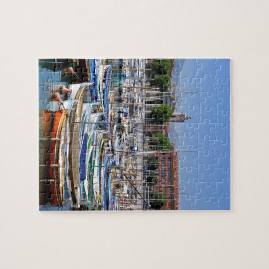 Port de Nice in Frankreich Puzzle (Horizontal)