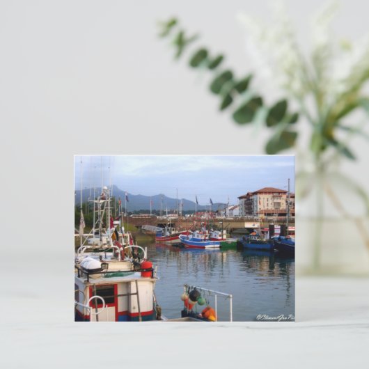 Port de pêche baskque postkarte (Stehend Vorderseite)