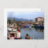 Port de pêche baskque postkarte (Vorne/Hinten)