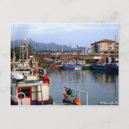 Port de pêche baskque postkarte