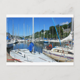 Port de plaisance de Morlaix BRETAGNE FRANKREICH Postkarte