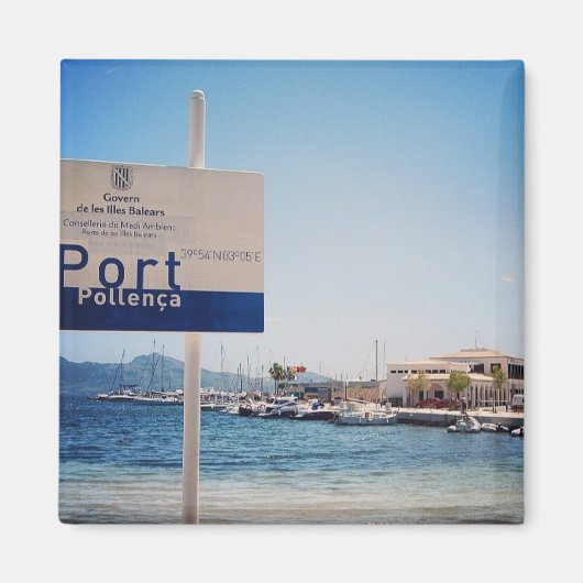 Port de Pollensa, Mallorca Magnet (Vorne)