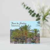 Port de Soller Mallorca Postkarte (Stehend Vorderseite)
