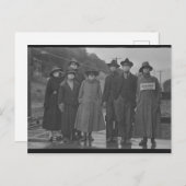 Port du masque pendant la Grippe espagnole 1918 Postkarte (Vorne/Hinten)