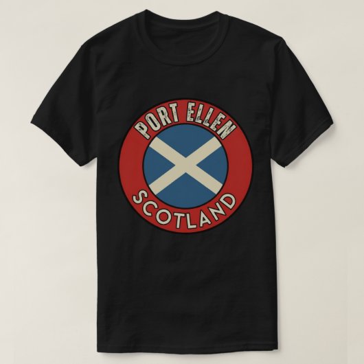Port Ellen, Schottland T-Shirt (Design vorne)