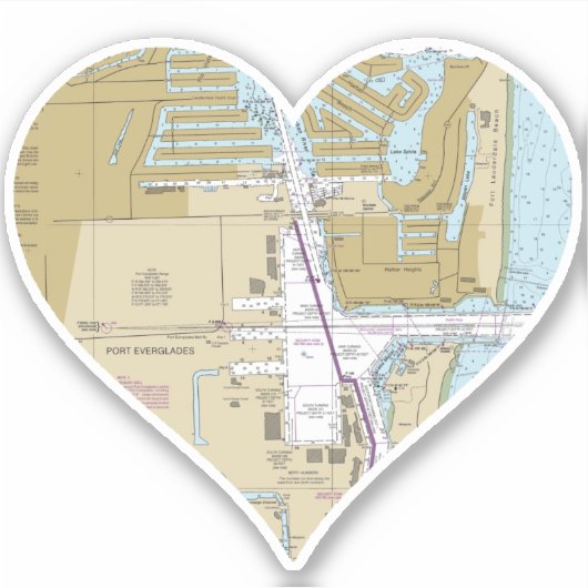 Port Everglades Aufkleber (Vorderseite)