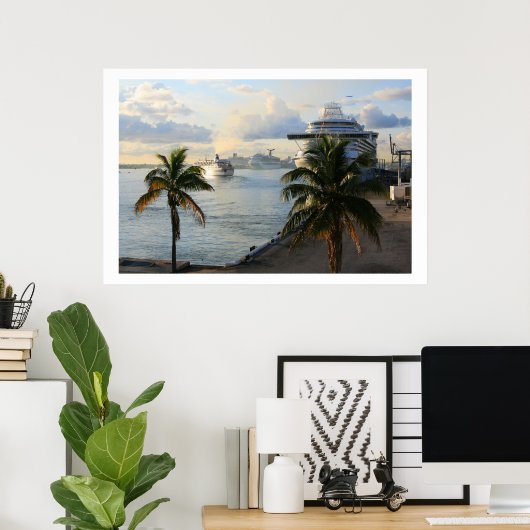 Port Everglades Poster (Heimbüro)