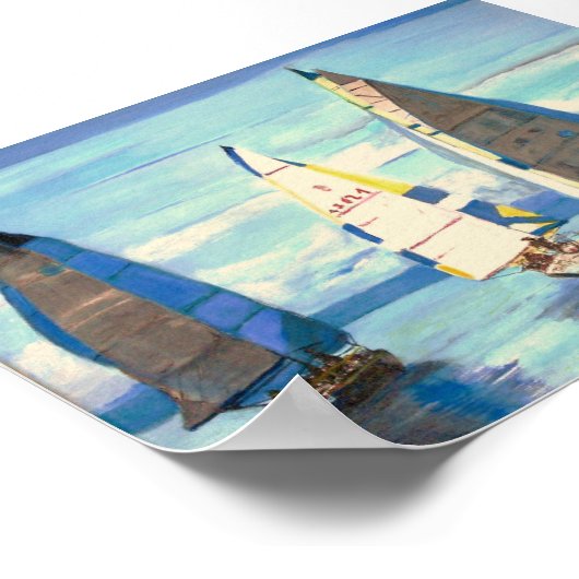 Port Hardy Sailing Regatta - Poster (Ecke)