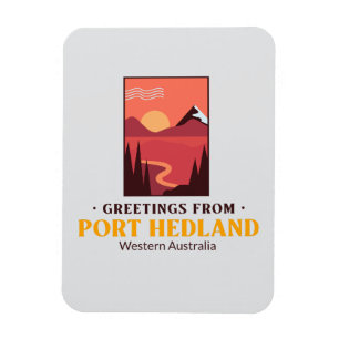 Port Hedland Western Australien Magnet