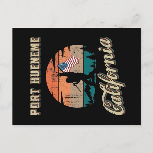 Port Hueneme California Postkarte (Vorderseite)