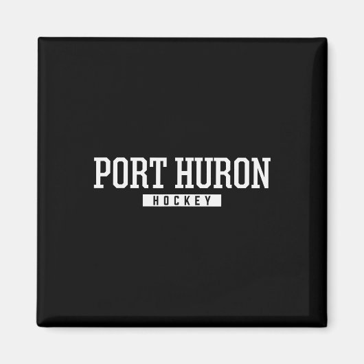 Port Huron High School Eishockey  Magnet (Vorne)