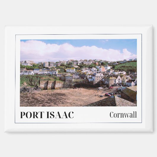 Port isaac, Cornwall, England Magnet (Vorderseite)